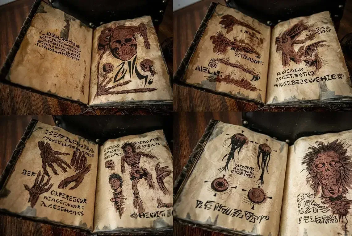 Vintage Collectible Books - Necronomicon Vintage - Livro de Mágica