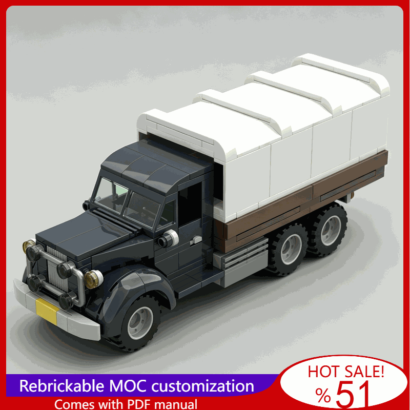 Vintage Collectible Trucks - 311 Peças - Conjunto Vintage Alemão