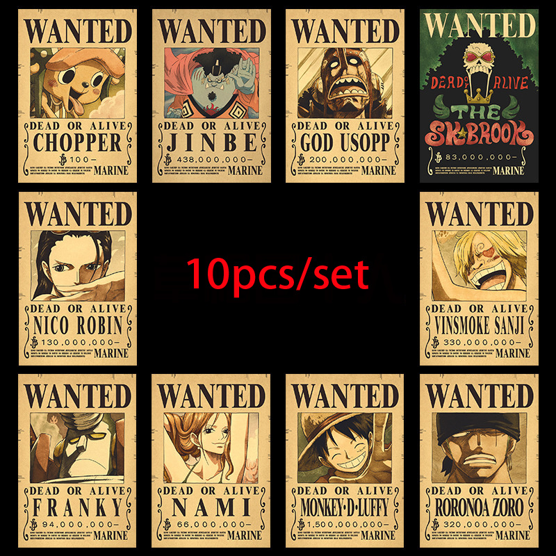 Vintage Collectible Dolls - 10 peças de Pôsteres de Procurados