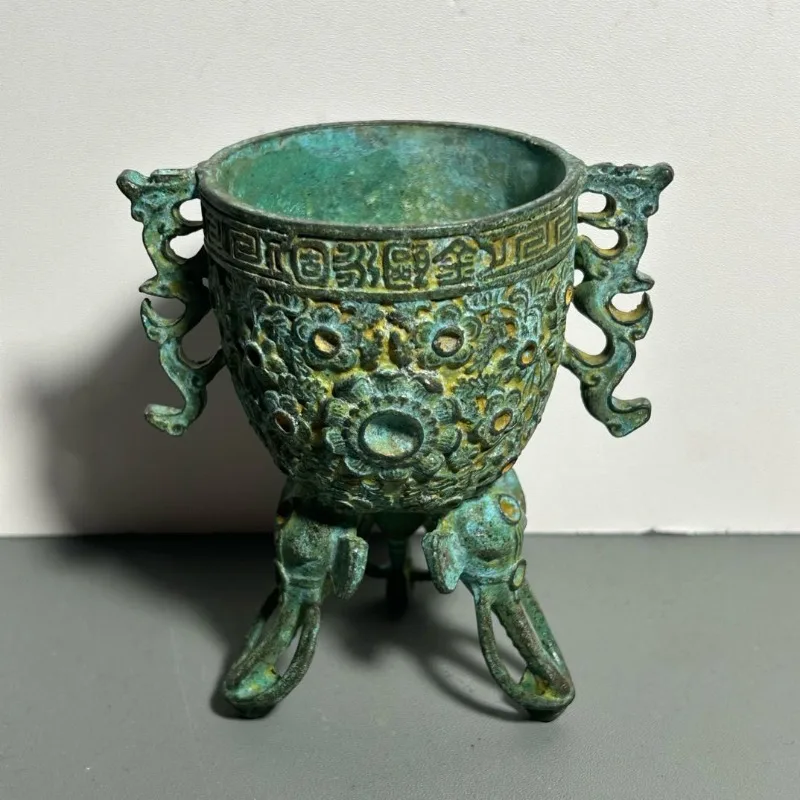 Collectible Vintage Wine - Cálice Rituual de Bronze Antigo com