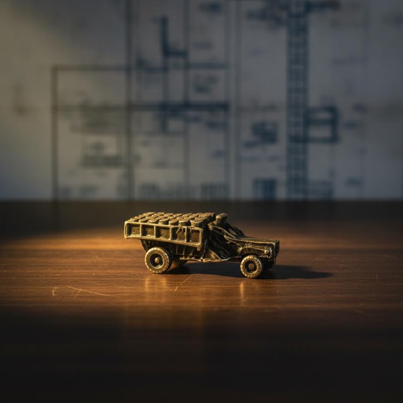 Vintage Collectible Trucks - 1/2/3/4/5 Peças de Caminhão Miniatura de