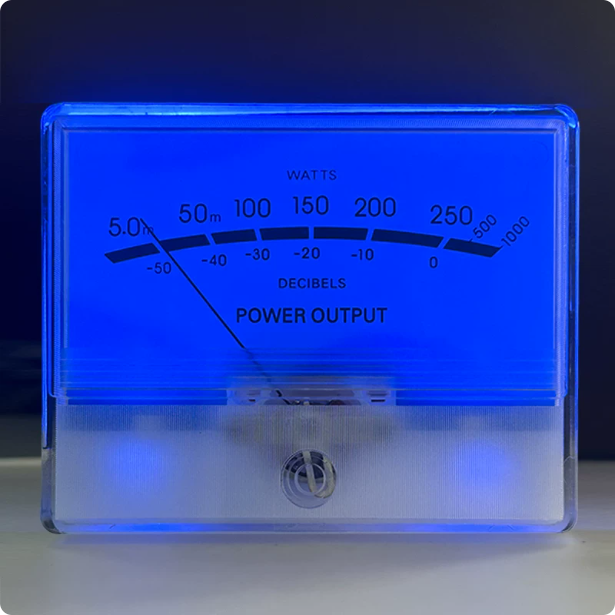 Analog Meter Gauge - Medidor de Nível VU TN-90 com