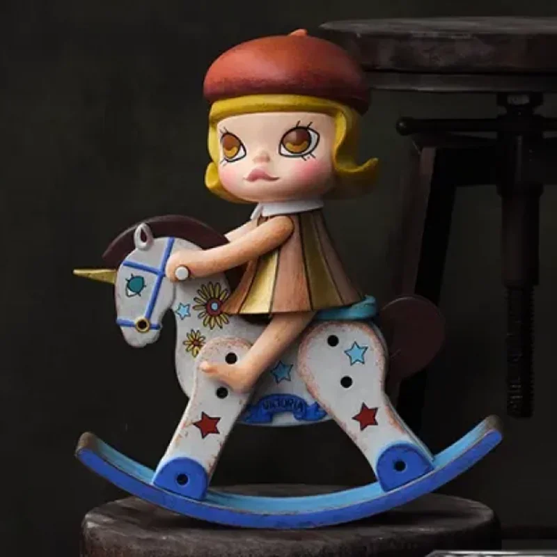 Vintage Collectible Dolls - Pop mart molly estátuas de aniversário