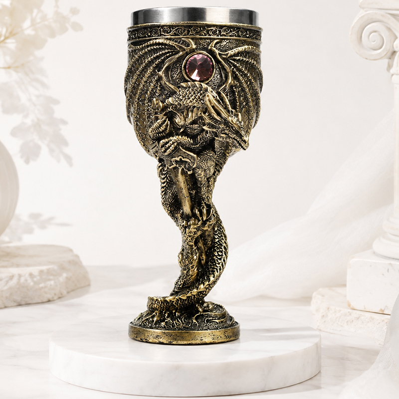 Collectible Vintage Wine - Cálice Vintage Dragão com Revestimento de