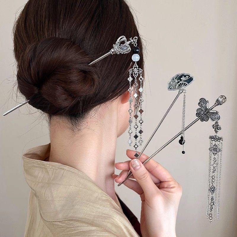 Grampo de cabelo feminino eleg - Vintage Collectible Item avaliação e preço