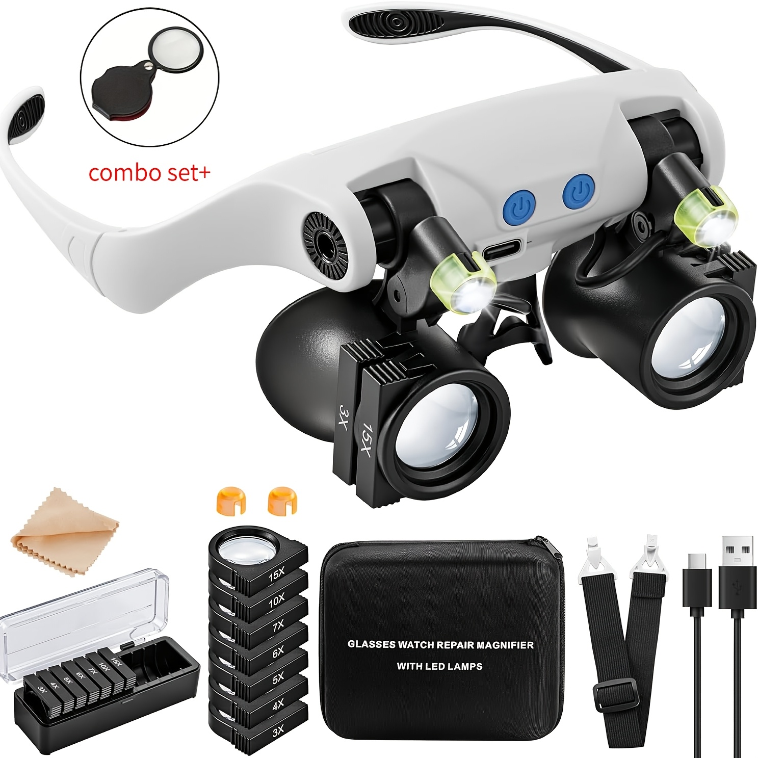 Óculos de aumento LED para cab - Darkroom Enlarger Lens avaliação e preço
