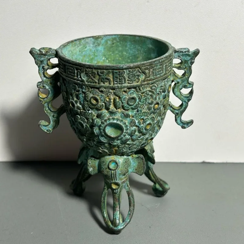 Cálice Rituual de Bronze Antig - Collectible Vintage Wine avaliação e preço