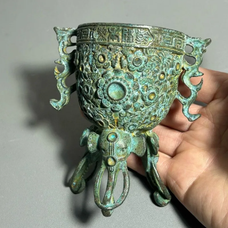Cálice Rituual de Bronze Antig - Collectible Vintage Wine avaliação e preço