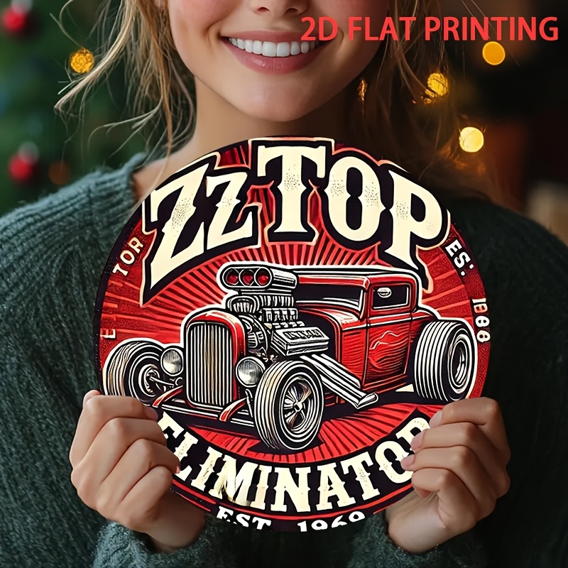 2D plano, 1 peça ZZ Top Elimin - Vintage Collectible Plates avaliação e preço
