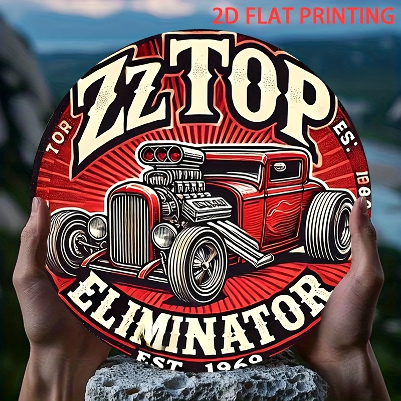 2D plano, 1 peça ZZ Top Elimin - Vintage Collectible Plates avaliação e preço