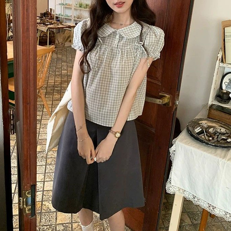 Blusa Feminina Estilo Preppy C - Vintage Collectible Dolls avaliação e preço