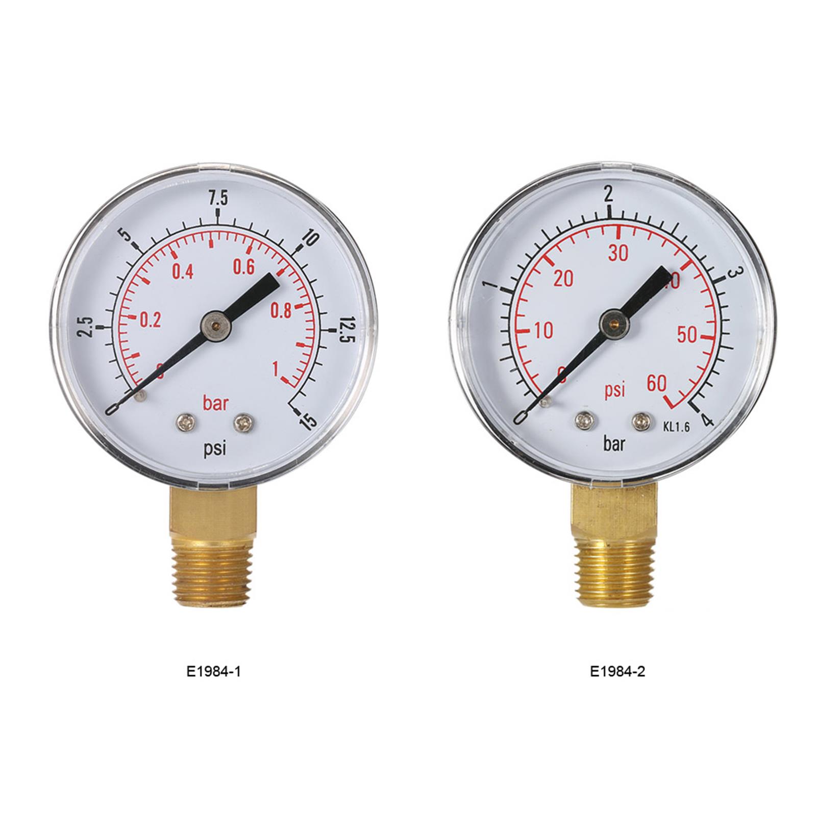 50mm filtro de piscina pressão - Analog Meter Gauge avaliação e preço