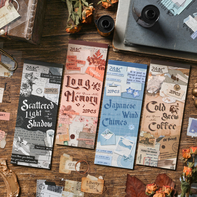 20 peças/lote Livro de Adesivo - Vintage Collectible Books avaliação e preço