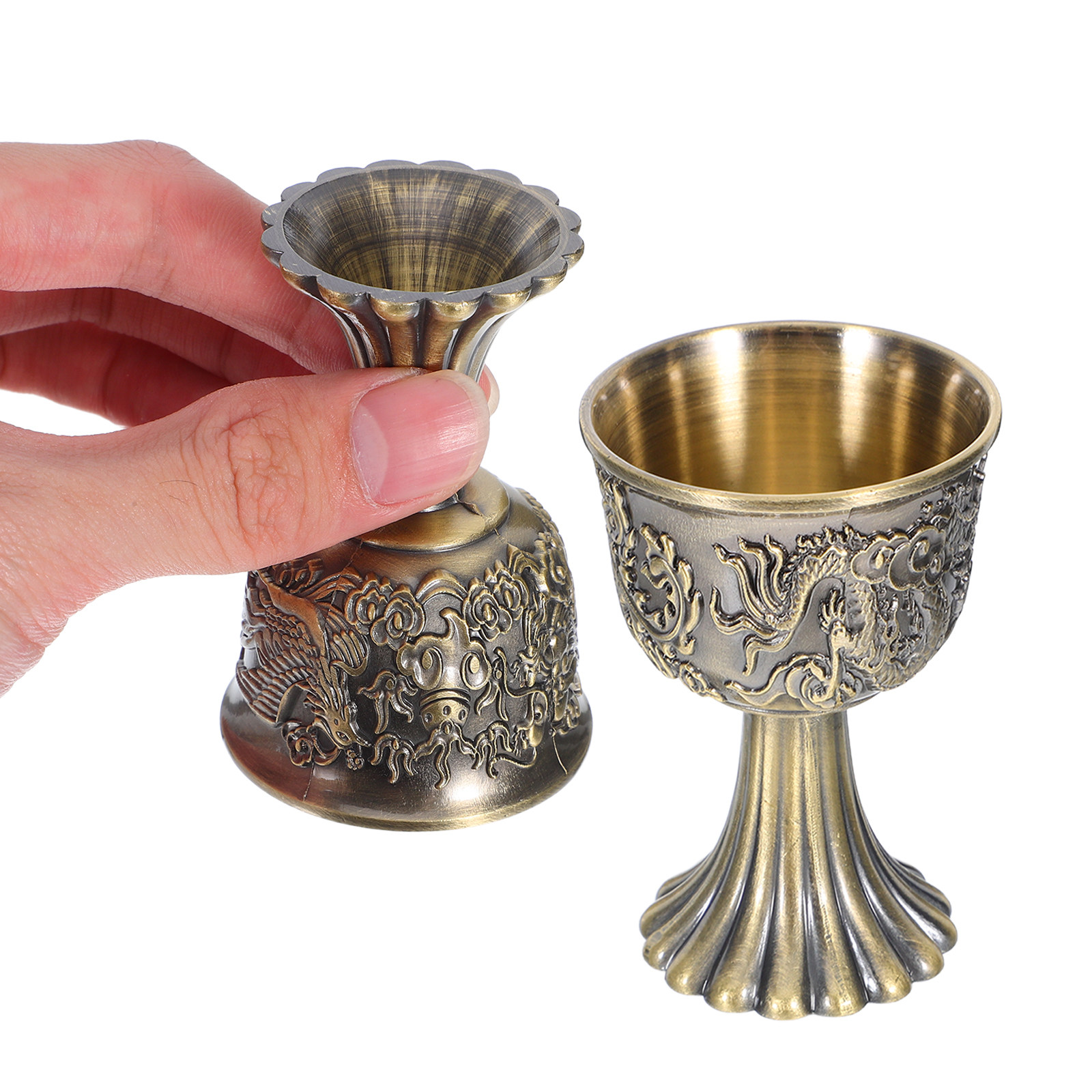 2 Peças de Cálices Decorativos - Collectible Vintage Wine avaliação e preço